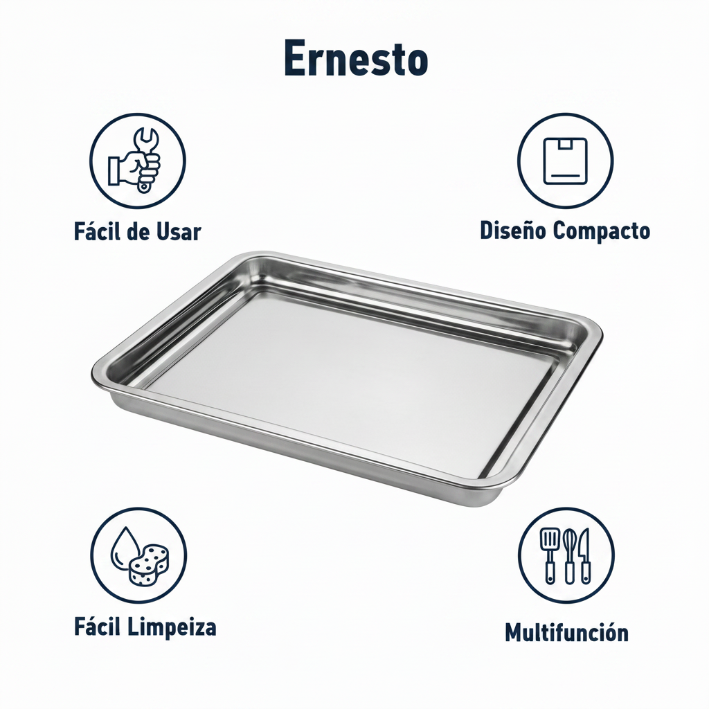 Bandeja Horno Ernesto Acero Inoxidable