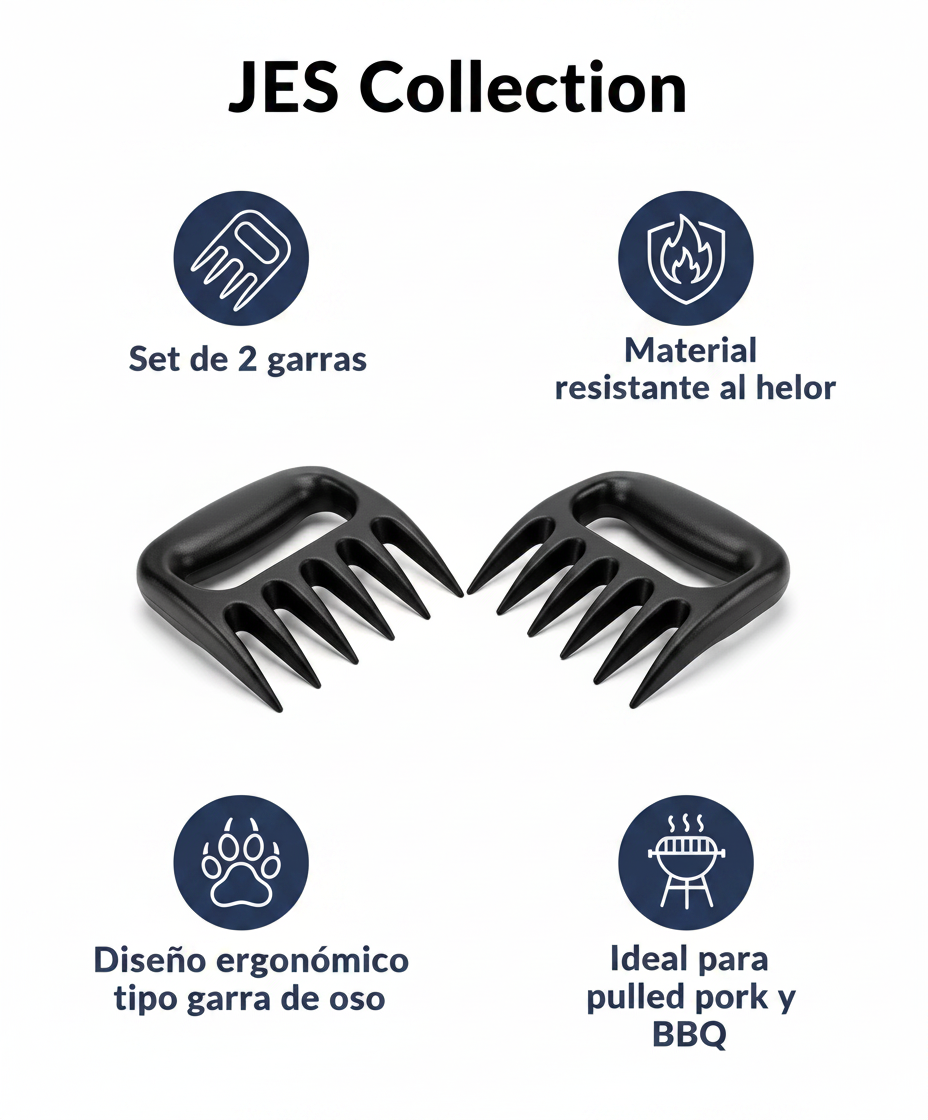 Garras para Desgarrar Carne JES Collection 2 Unidades BBQ