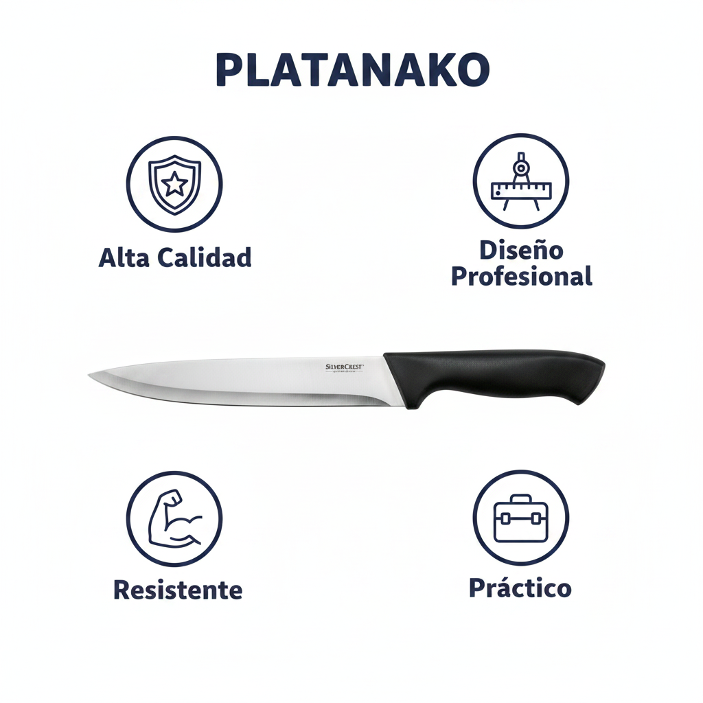 Cuchillo de Trinchar SilverCrest Acero Inoxidable