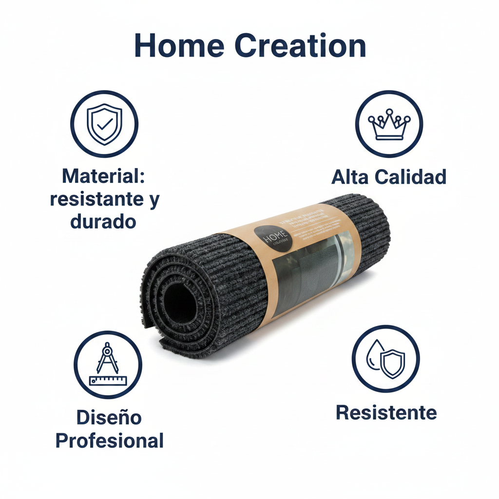 Felpudo Texturizado Home Creation Interior/Exterior