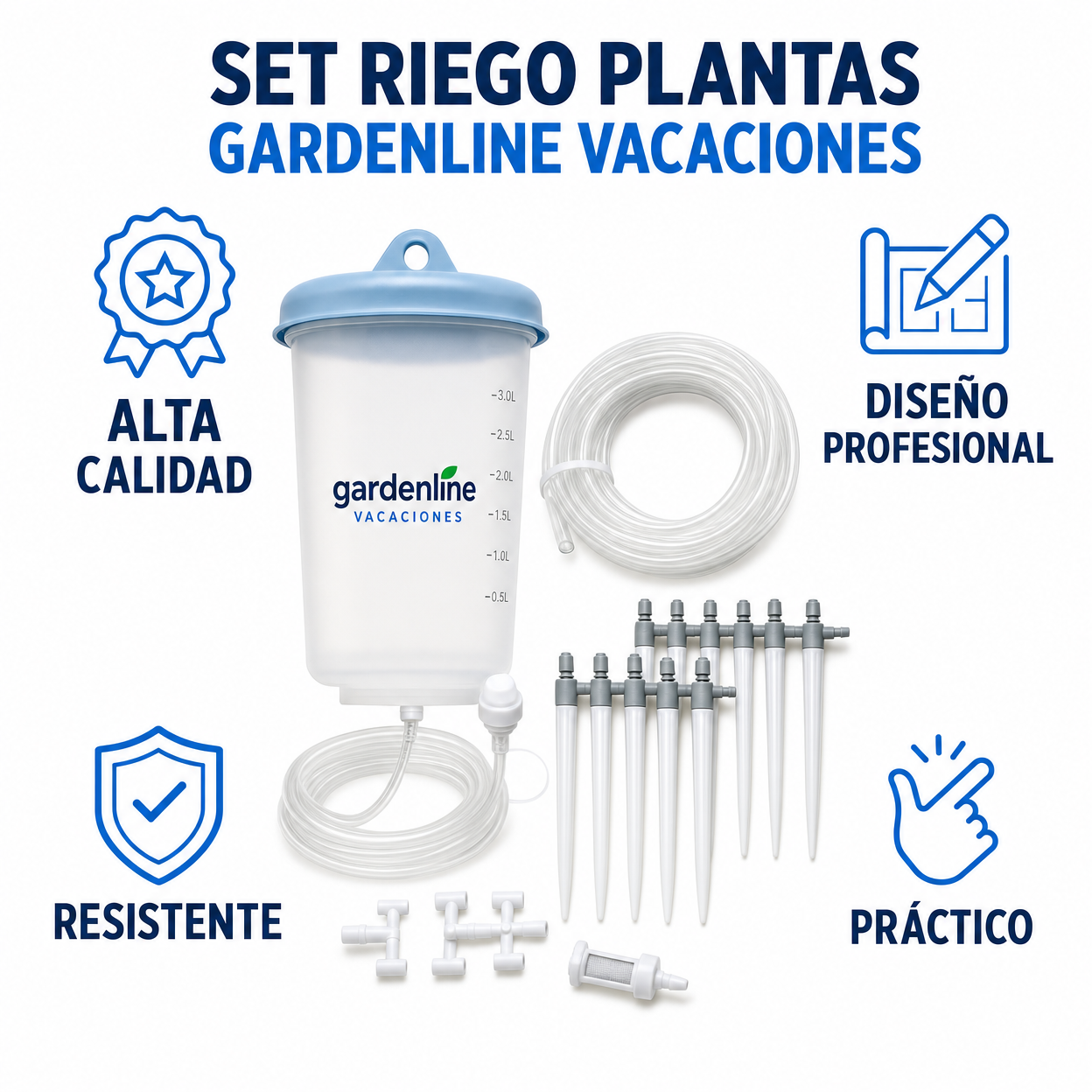 Set Riego Plantas Gardenline Vacaciones