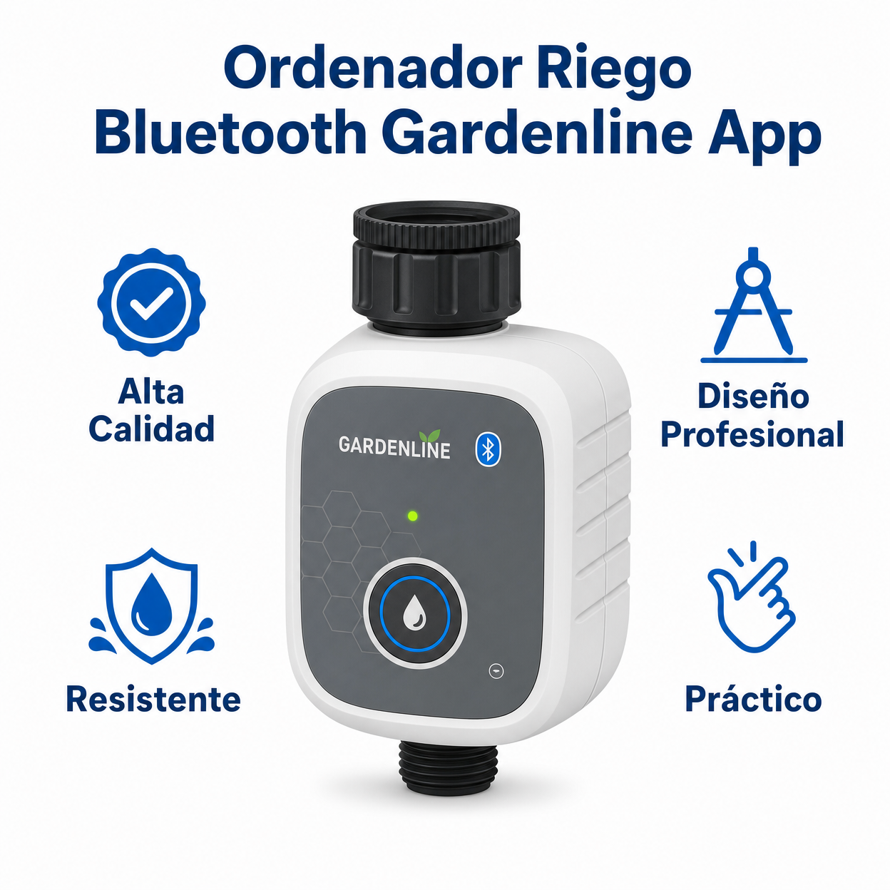 Ordenador Riego Bluetooth Gardenline App