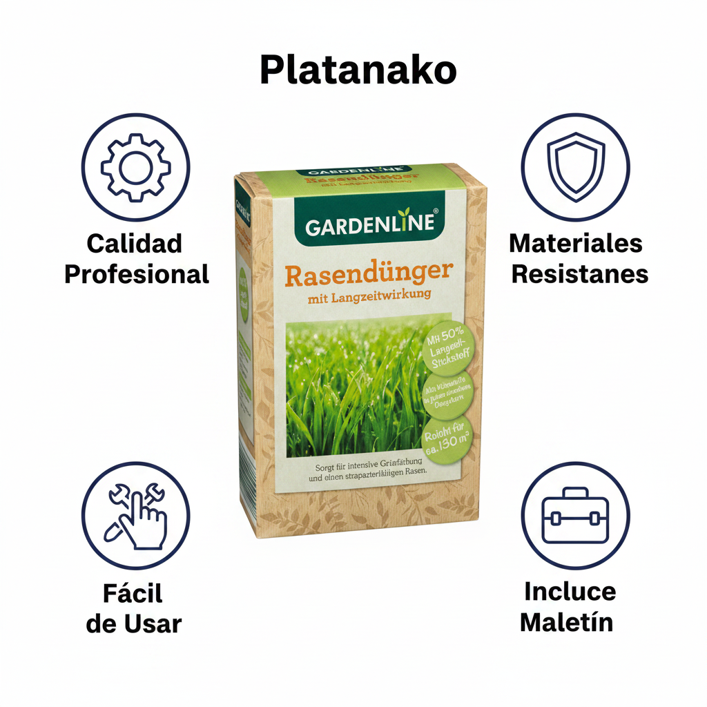 Abono Cesped Gardenline Larga Duracion 130m2