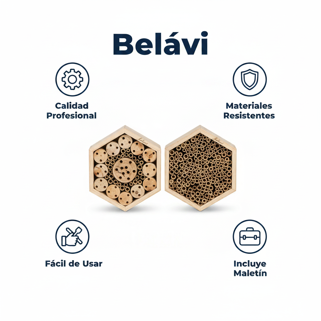 Hotel de Insectos y Abejas Belavi Set 2 uds