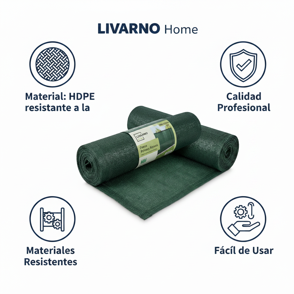 Malla de Privacidad Livarno Home 500x100cm Verde