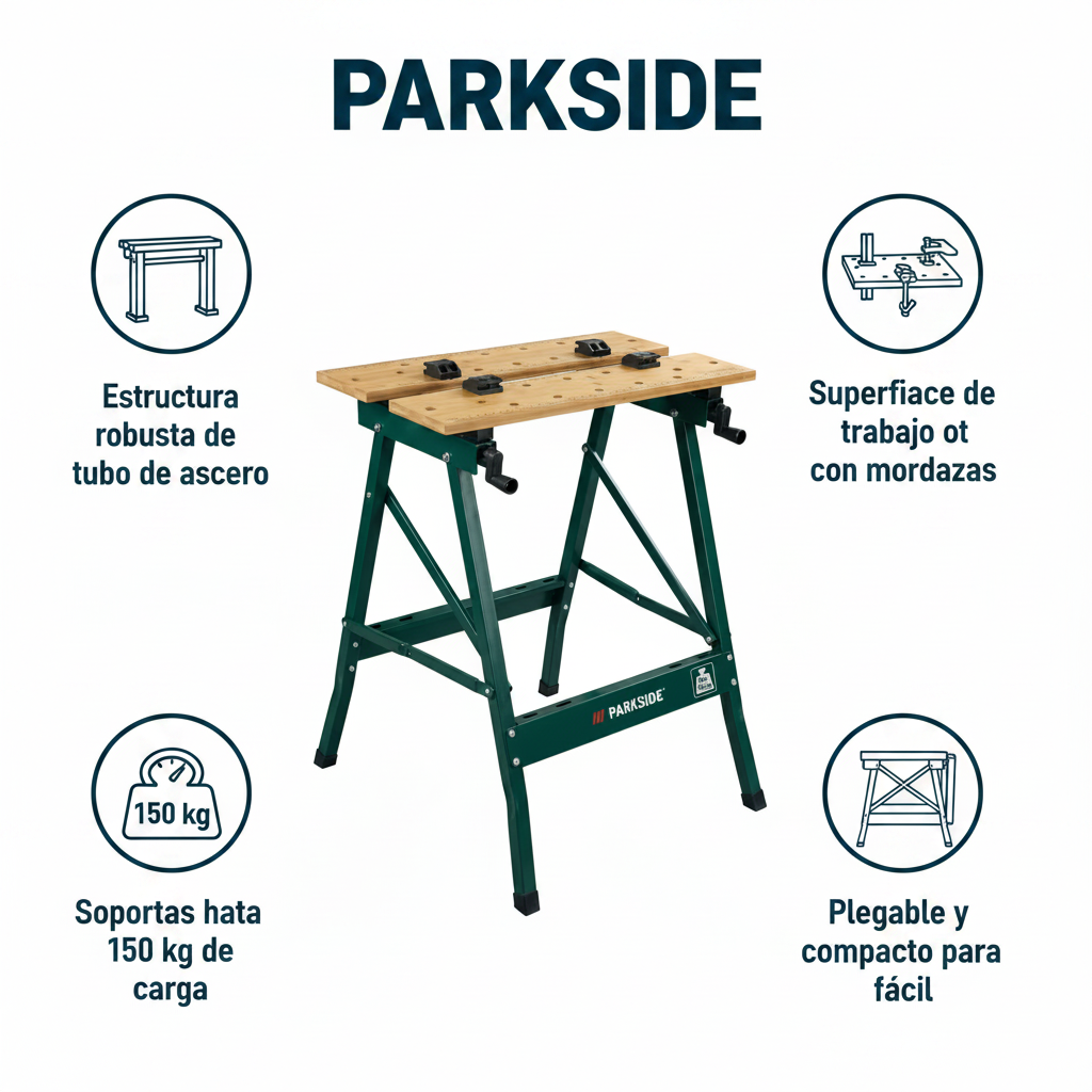 Banco de Trabajo Plegable Parkside