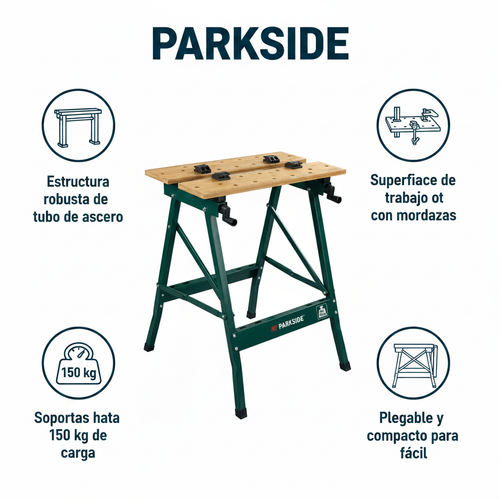 Banco de Trabajo Plegable Parkside