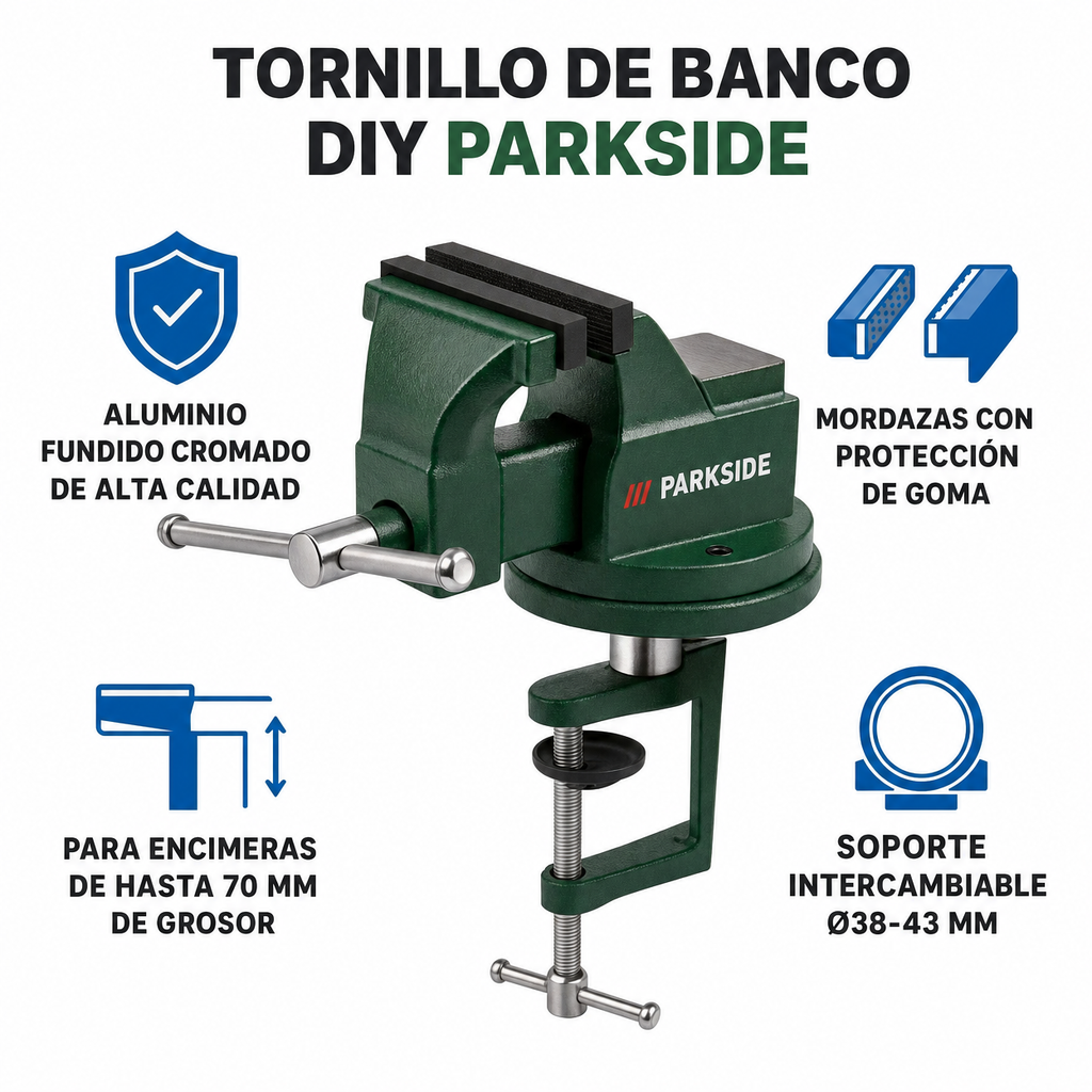 Tornillo de Banco DIY Parkside