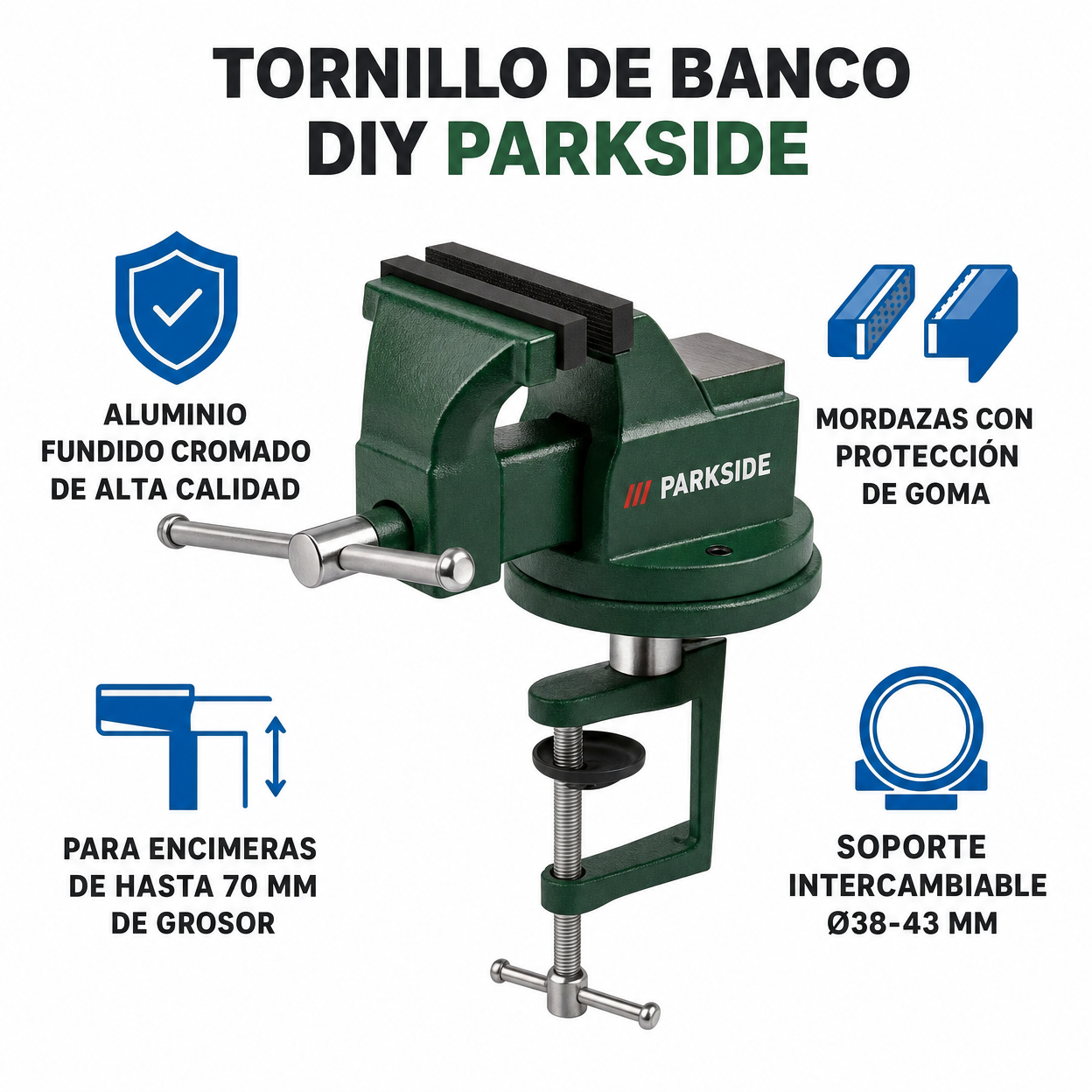 Tornillo de Banco DIY Parkside