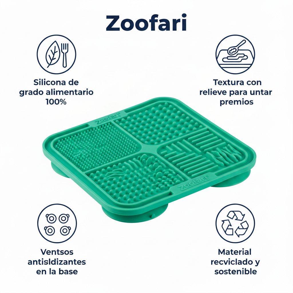 Alfombrilla de Lamer para Perros Zoofari