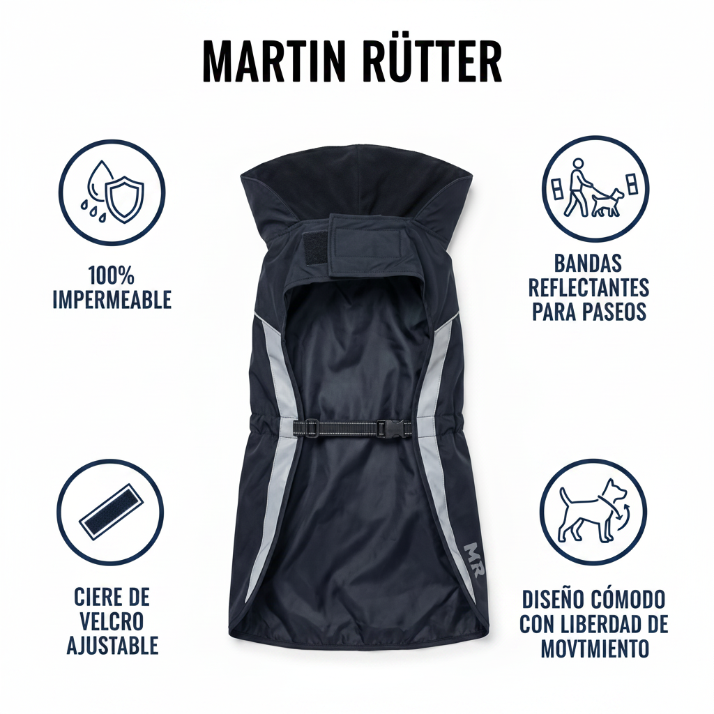 Chubasquero para Perro Martin Rütter