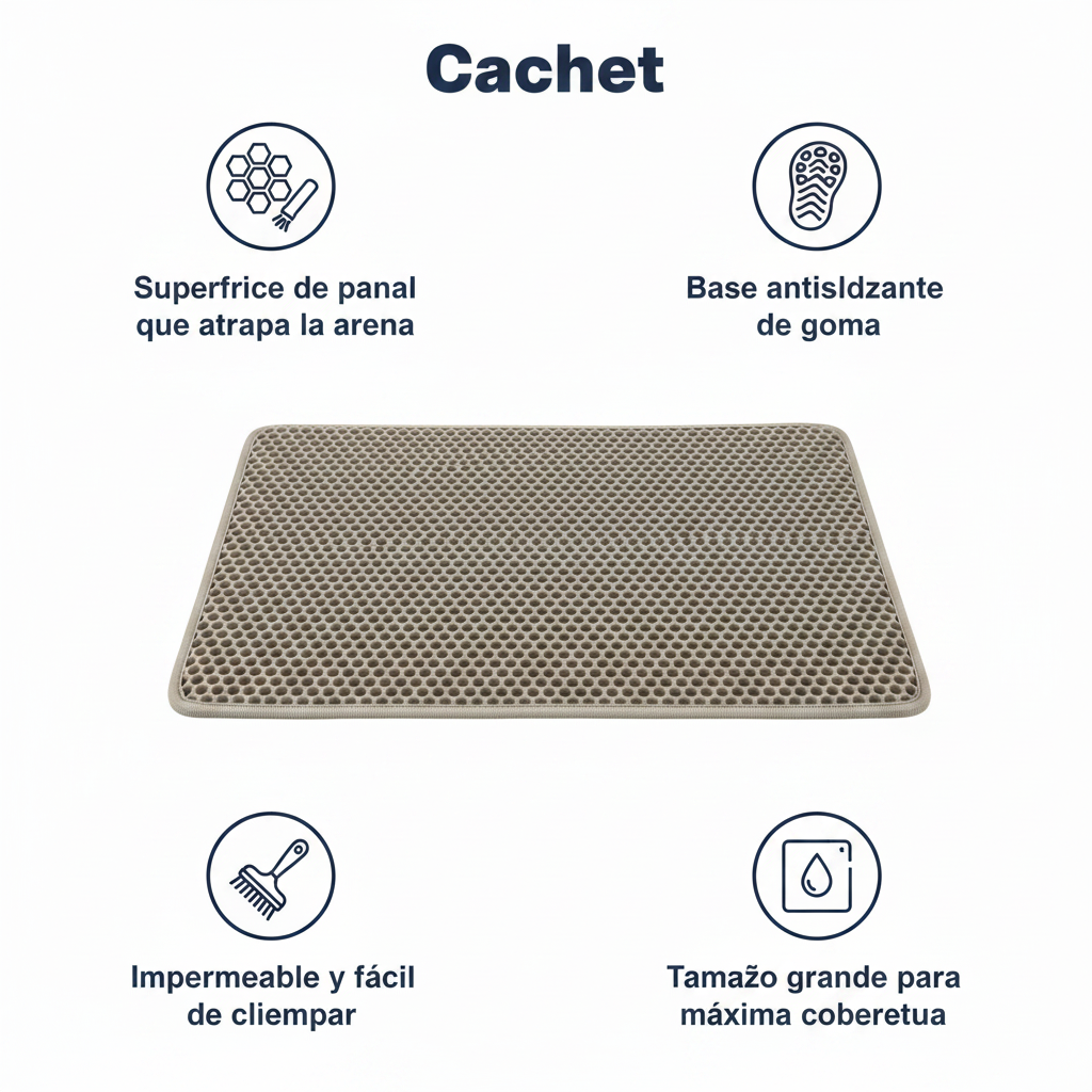 Alfombrilla para Arena de Gato Cachet