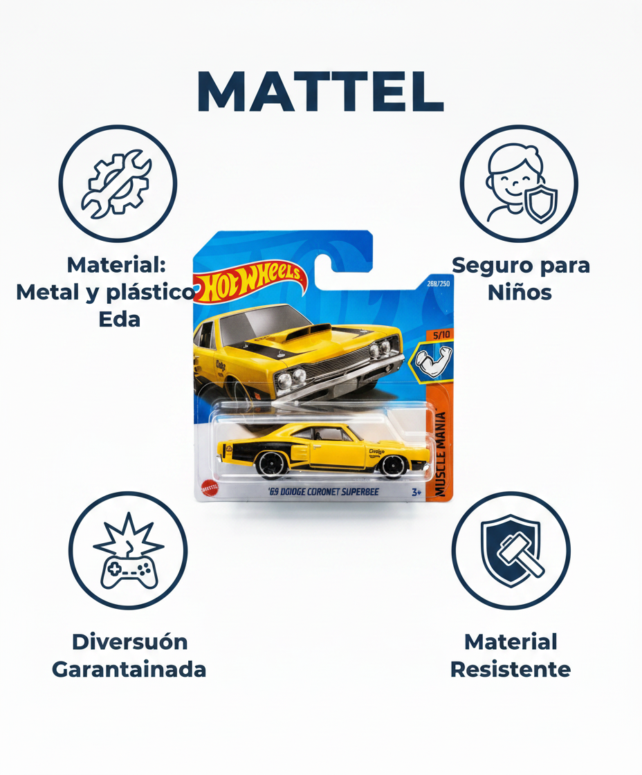 Hot Wheels — '69 Dodge Coronet Superbee