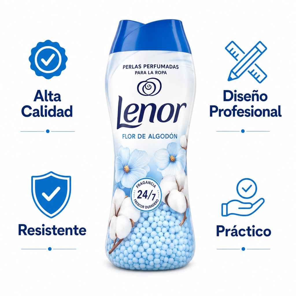 Perlas Perfumadas Ropa Lenor — Flor de Algodón