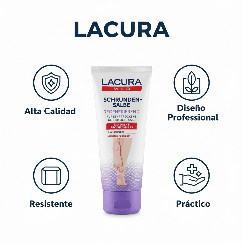 Crema Pies Agrietados Lacura MED — 25% Urea