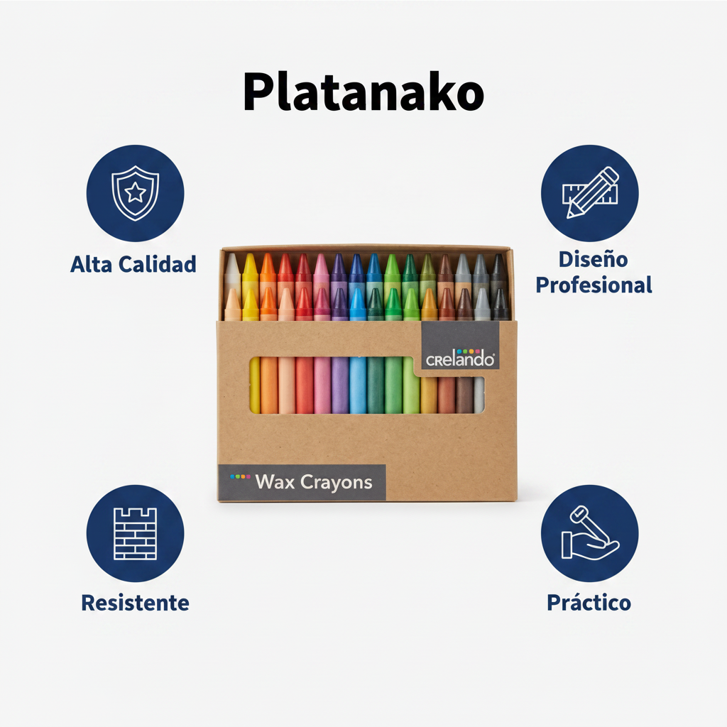 Ceras de Colores Crelando — Pack 24 uds