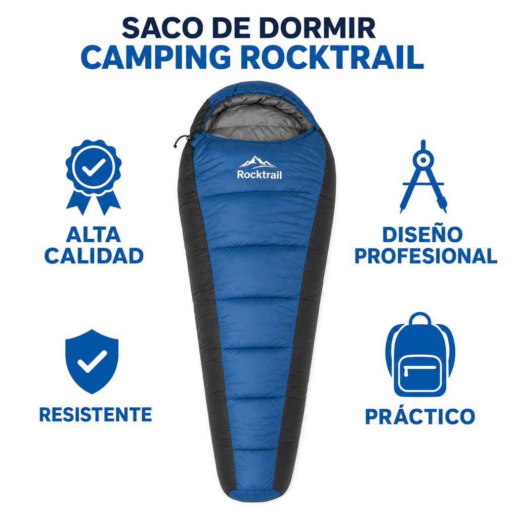 Saco de Dormir Camping Rocktrail