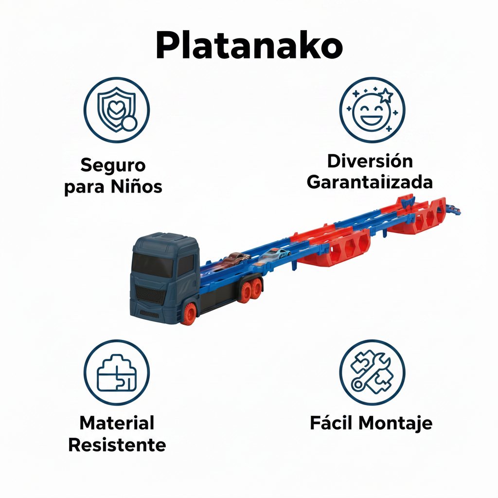 Camión Transportador con Pista Playtive Racers