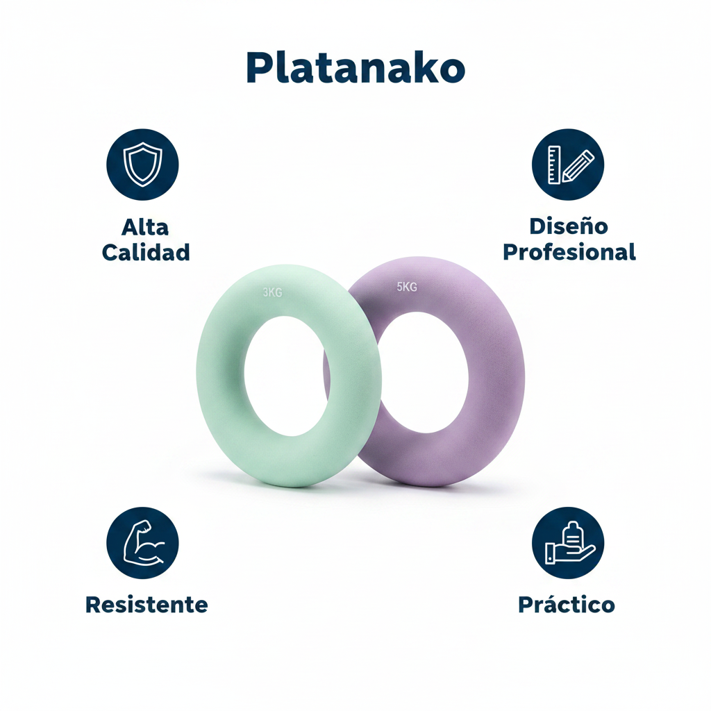 Anillos de Peso Fitness — Set 3kg + 5kg