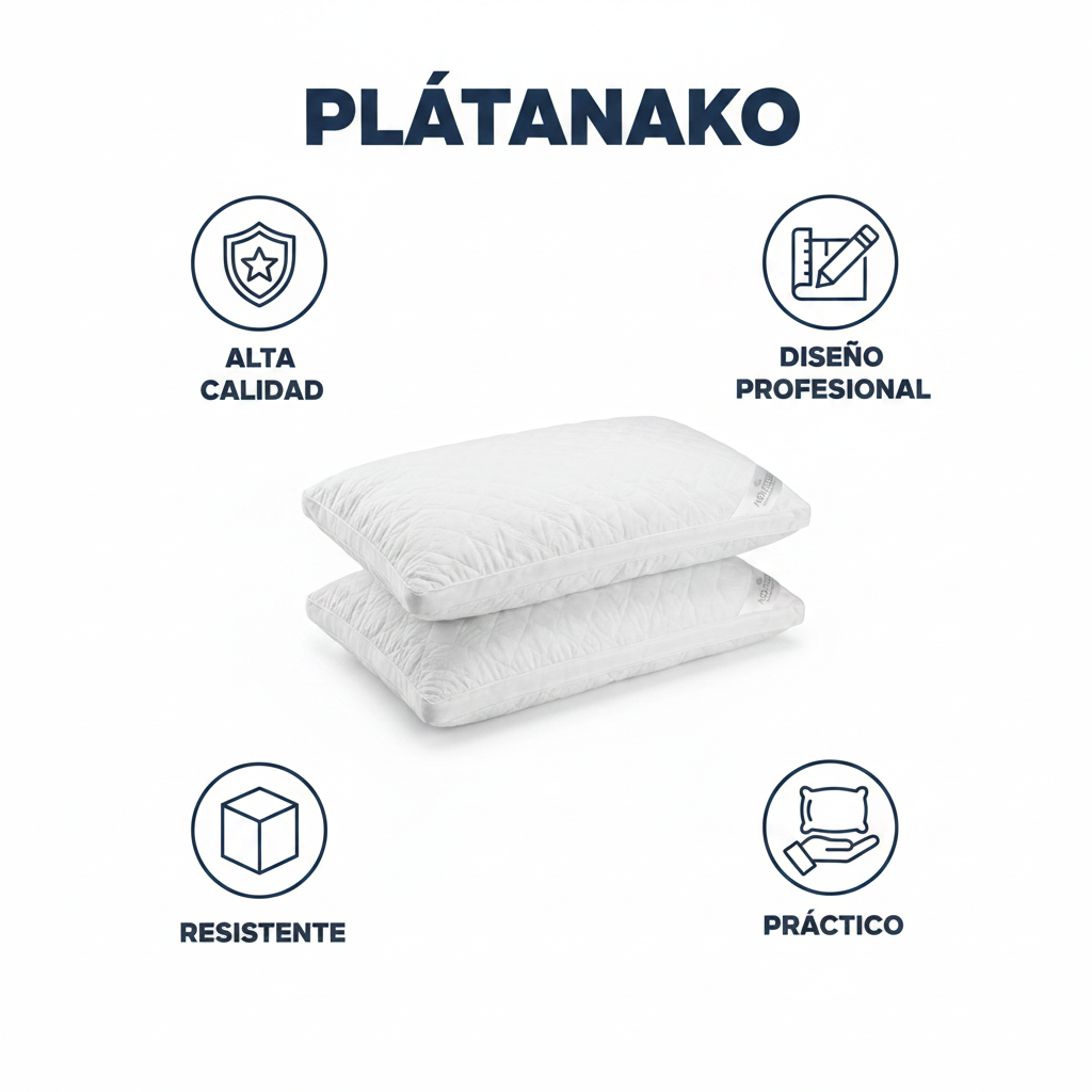 Almohada con Efecto Frío Novitesse — Pack 2 Unidades 40x80cm