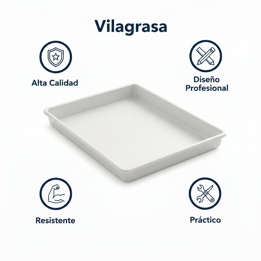 Bandeja Sobremesa Vilagrasa Fobos-01 — Porta Documentos A4 Acero Blanco Texturizado
