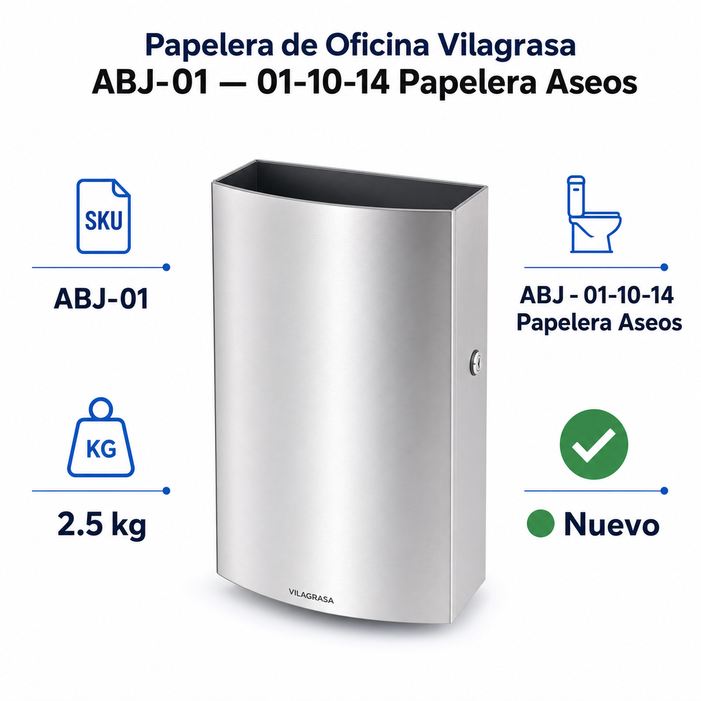 Papelera de Oficina Vilagrasa ABJ-01 — 01-10-14 Papelera Aseos