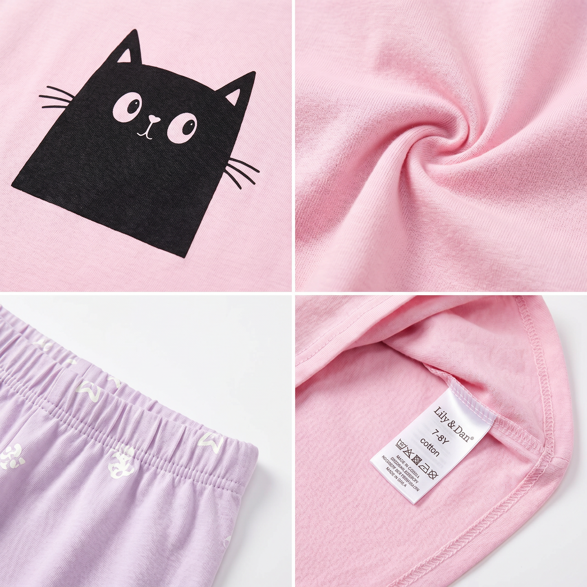 Pijama Infantil Halloween Gatito Lily & Dan