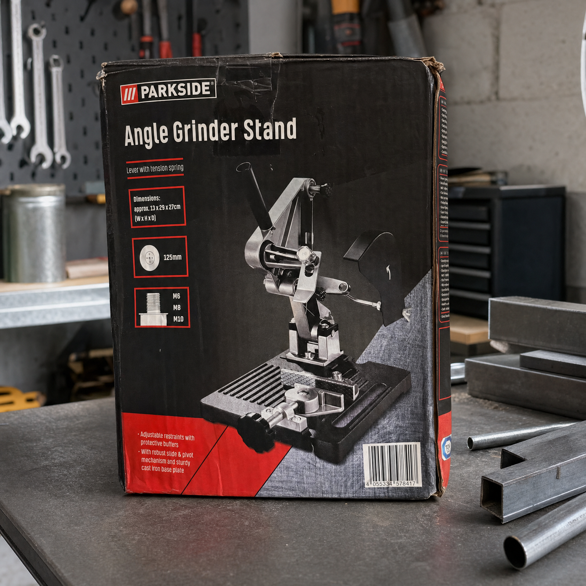 Parkside Soporte para Amoladora Angular de 125 mm
