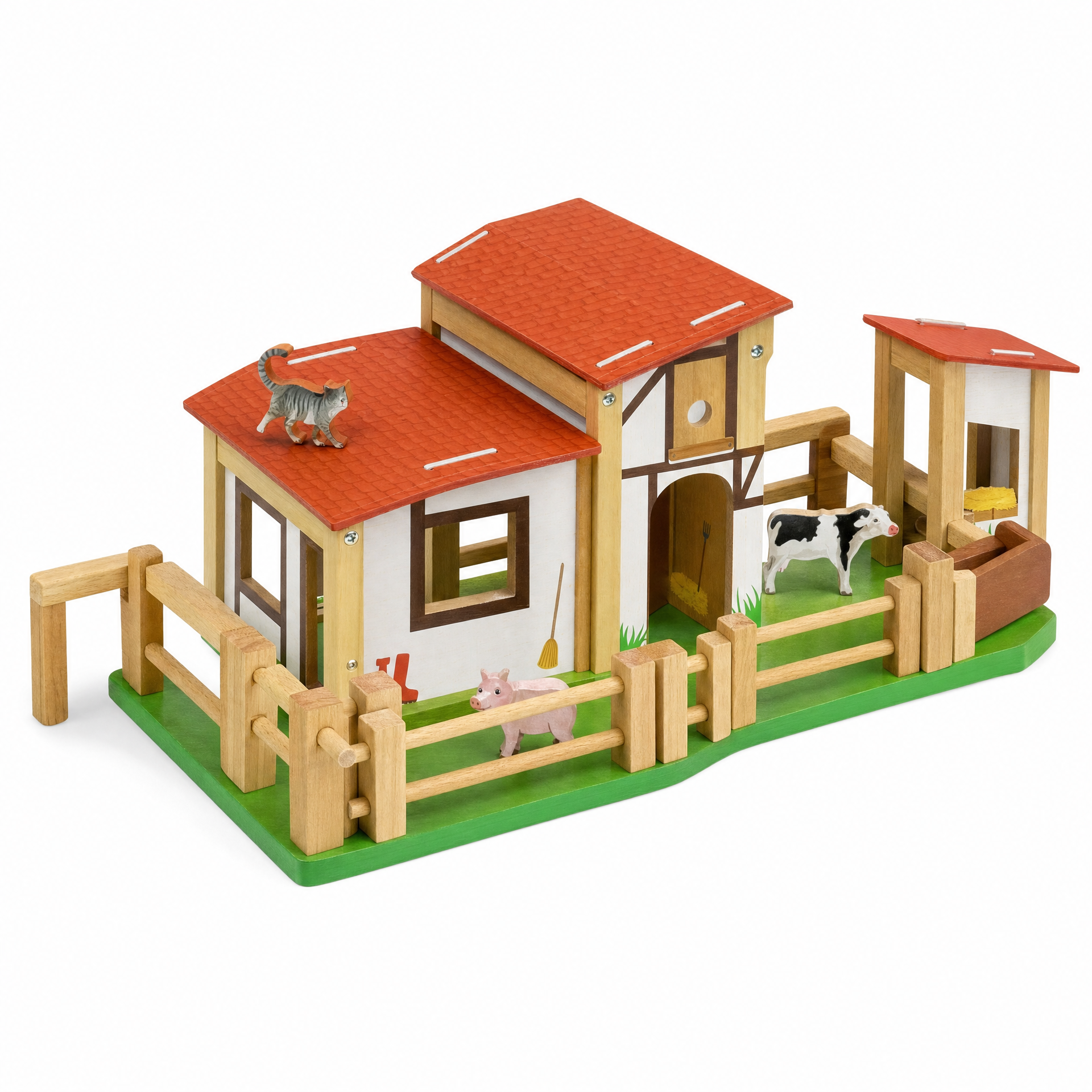 Playtive Granja de madera de juguete