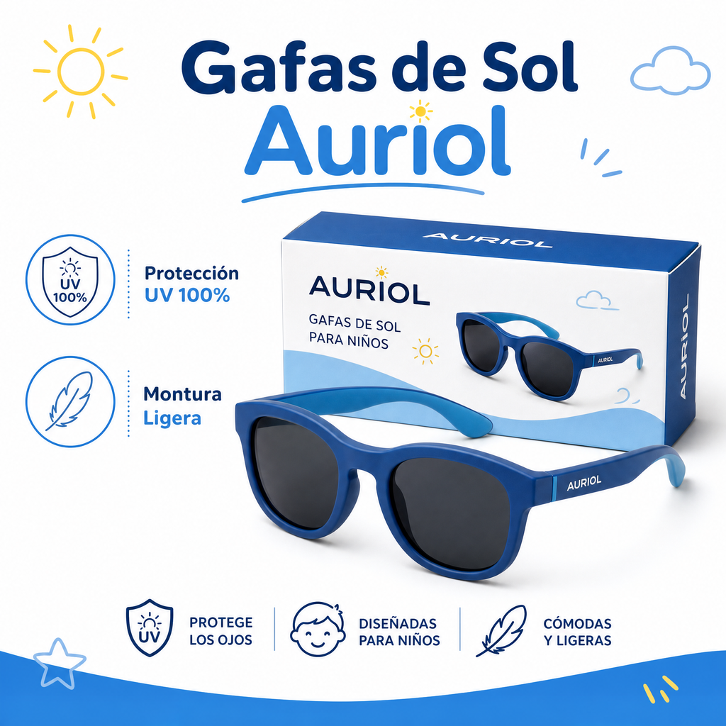 Gafas de Sol Auriol Infantiles con Montura Azul