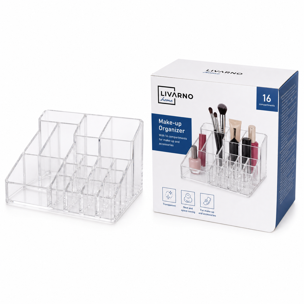 Organizador de Maquillaje Livarno Home con 16 Compartimentos