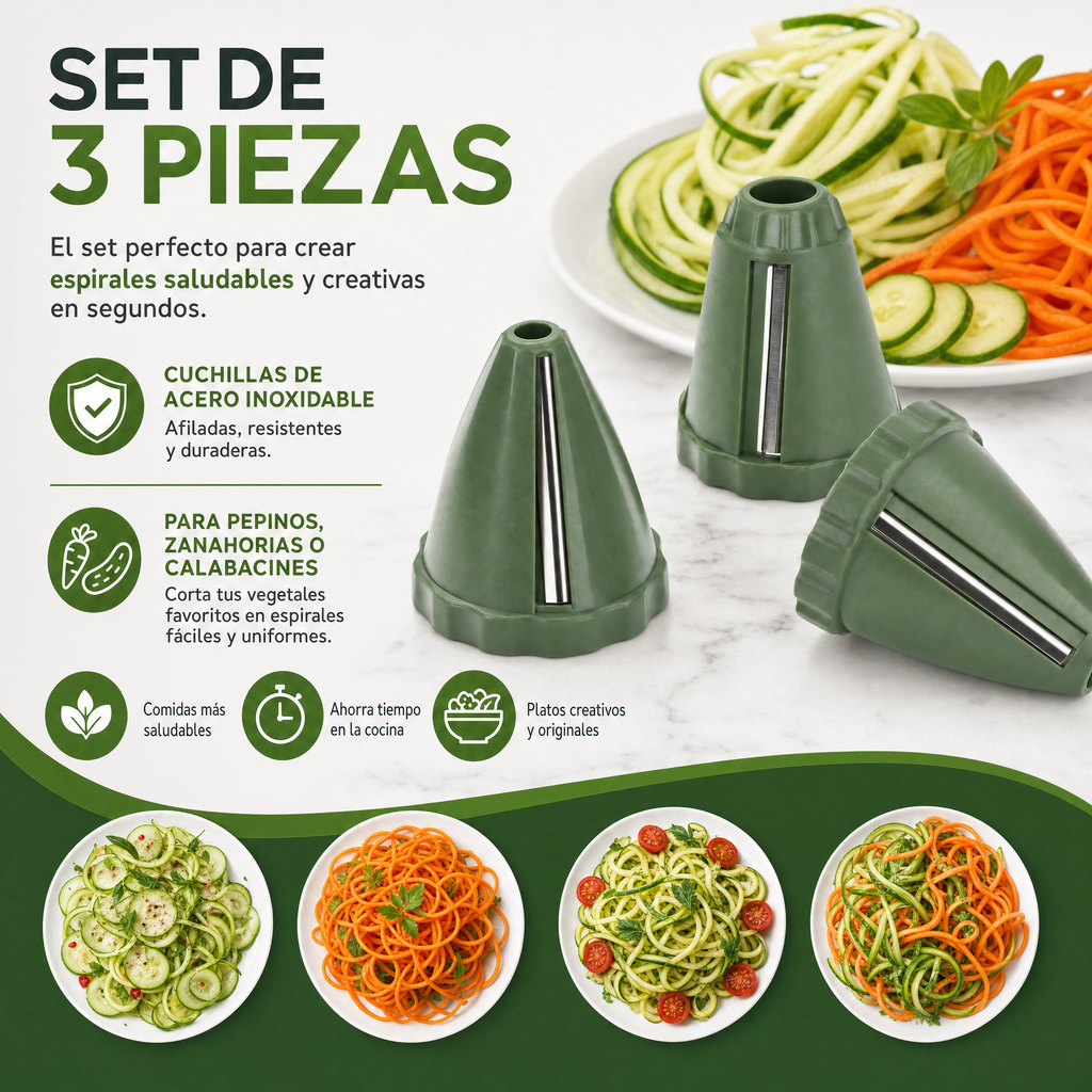 Ernesto Cortador de verduras en espiral