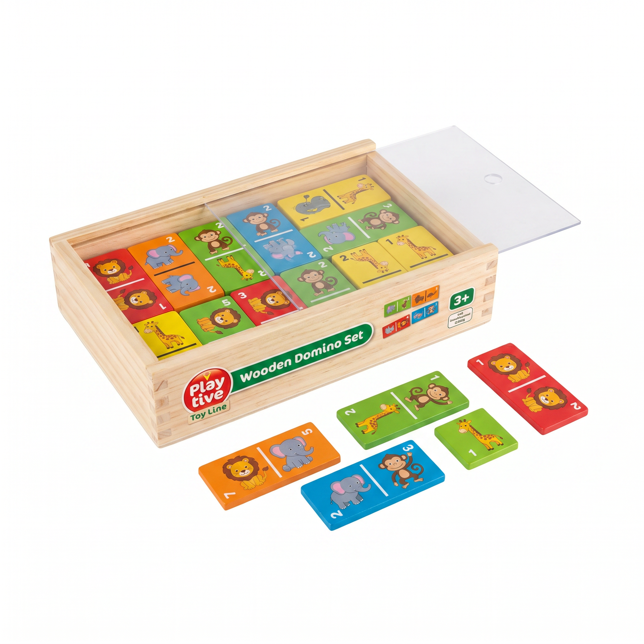 Dominó Educativo Madera Playtive — Animales