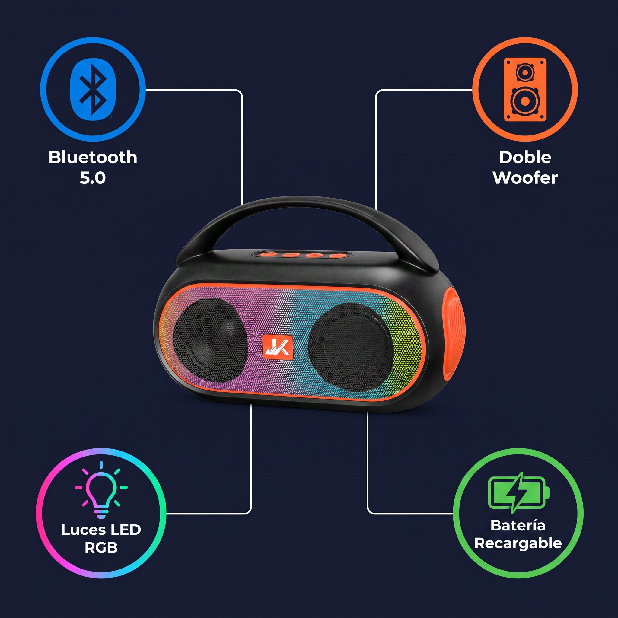 Altavoz Bluetooth JK-P90