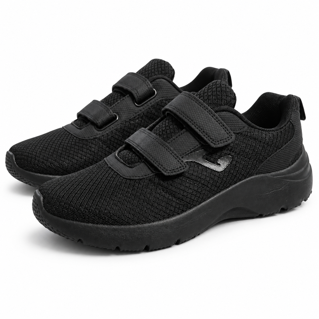 Zapatillas Joma N-400 Lady 2201 negras talla 40 sobre fondo blanco