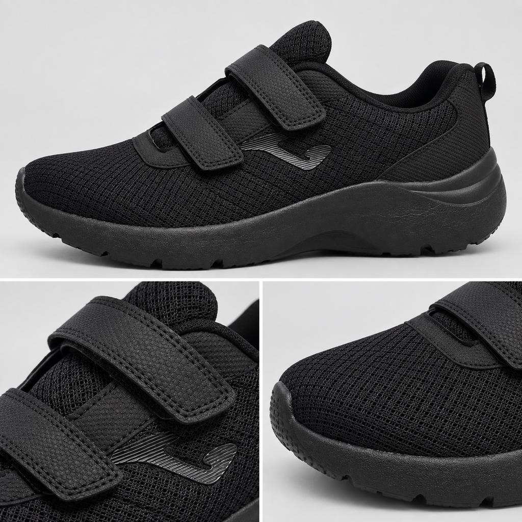 Detalles de las zapatillas Joma N-400 Lady 2201 negras talla 40