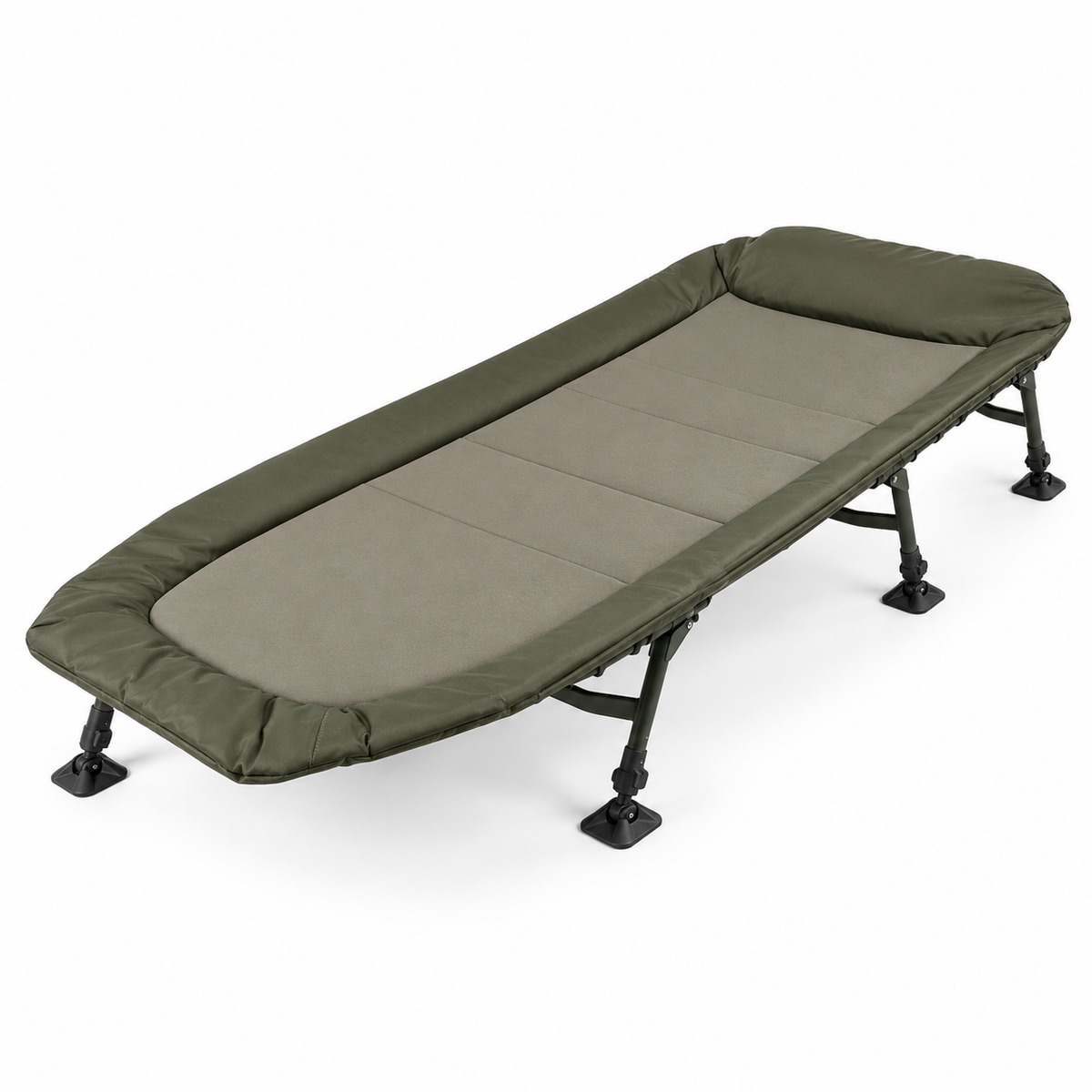 Cama de pesca JRC Defender II Flatbed sobre fondo blanco