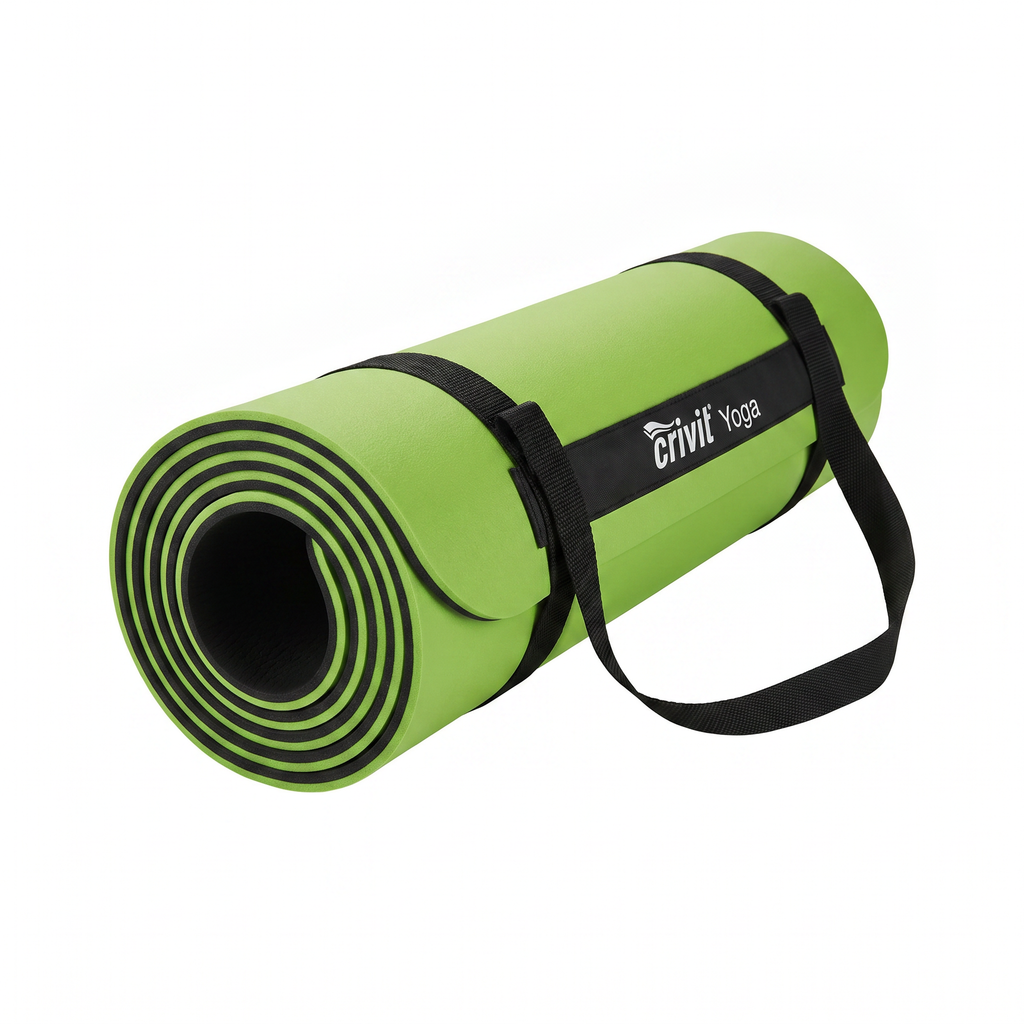Esterilla Yoga Crivit Verde/Negro