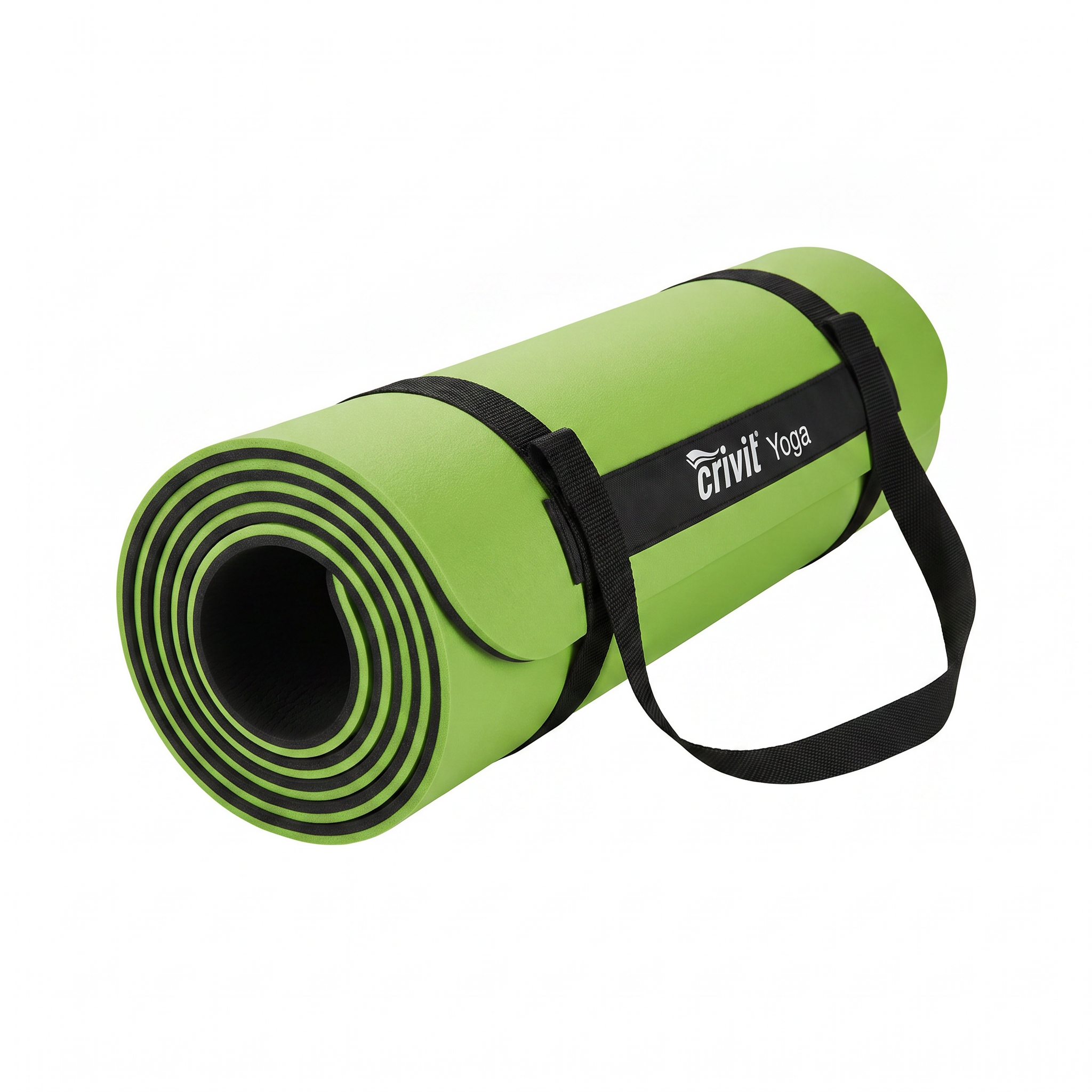 Esterilla Yoga Crivit Verde/Negro