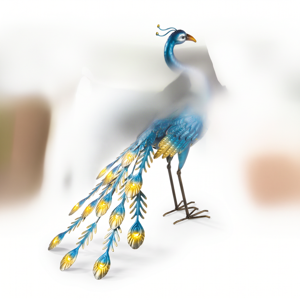 Livarno Home Pavo Real Decorativo Solar para Jardín
