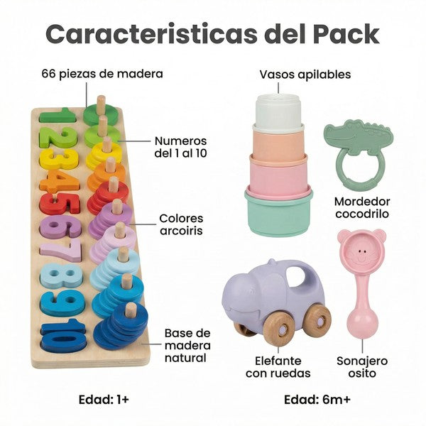 Caracteristicas del Pack - Madera y Silicona
