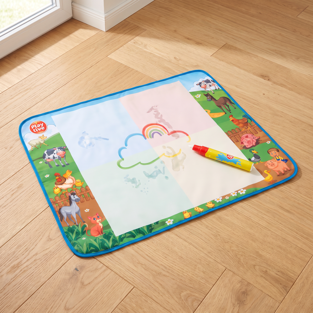 Playtive Alfombra para Colorear con Agua 80 × 60 cm