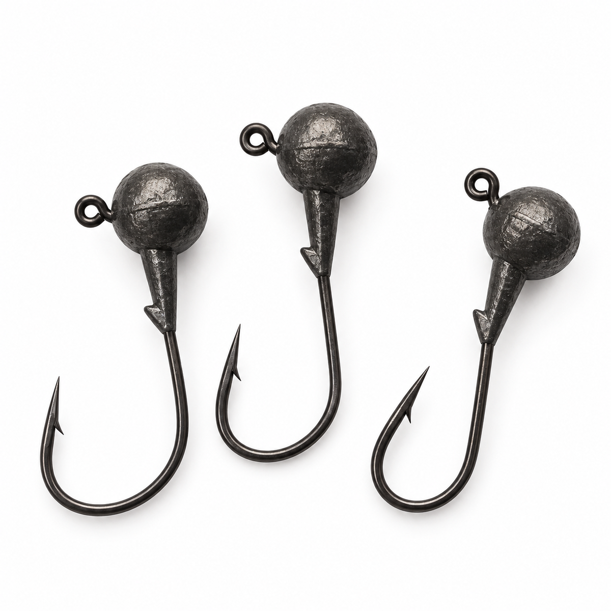 Killer Craft anzuelos plomados 5/0 y 3/8 oz, pack de 3 sobre fondo blanco