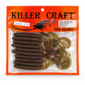 Killer Craft Baby Tail C-Killer Watermelon Red sobre fondo blanco