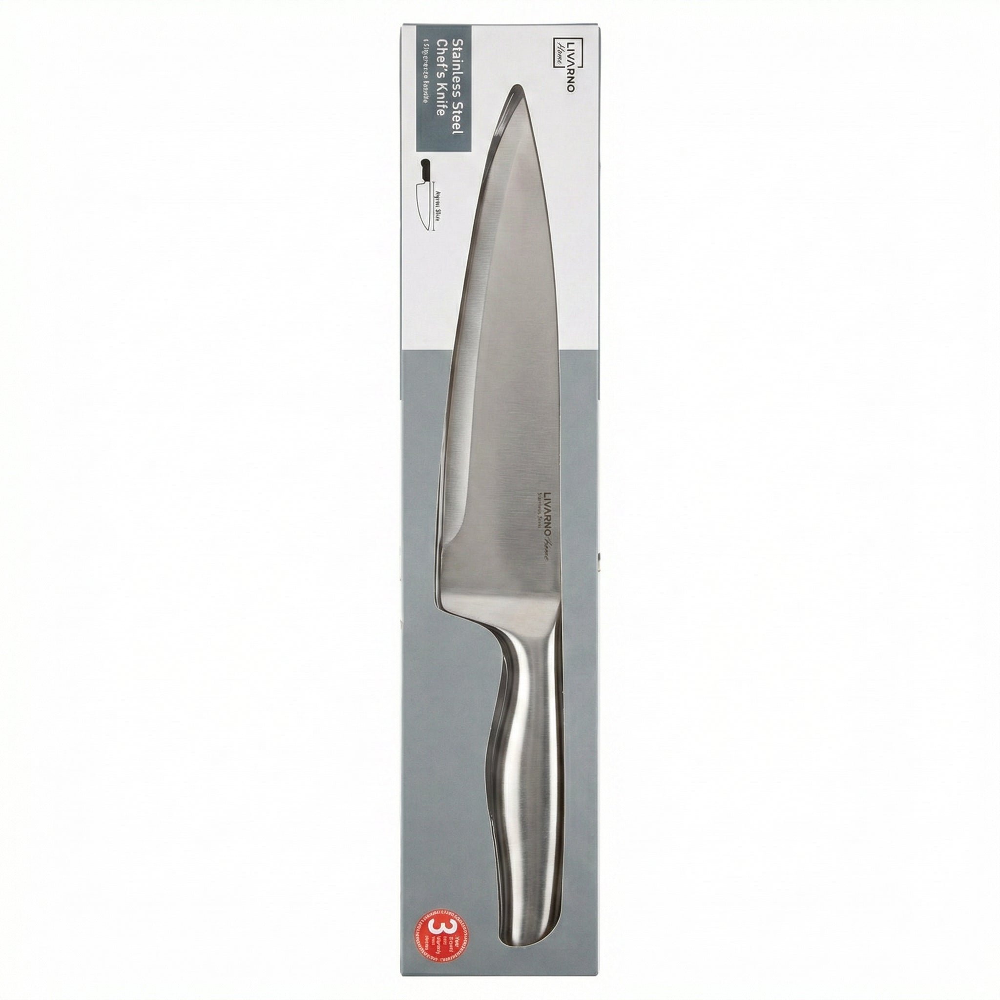 Cuchillo Chef Livarno Home Acero Inoxidable Completo