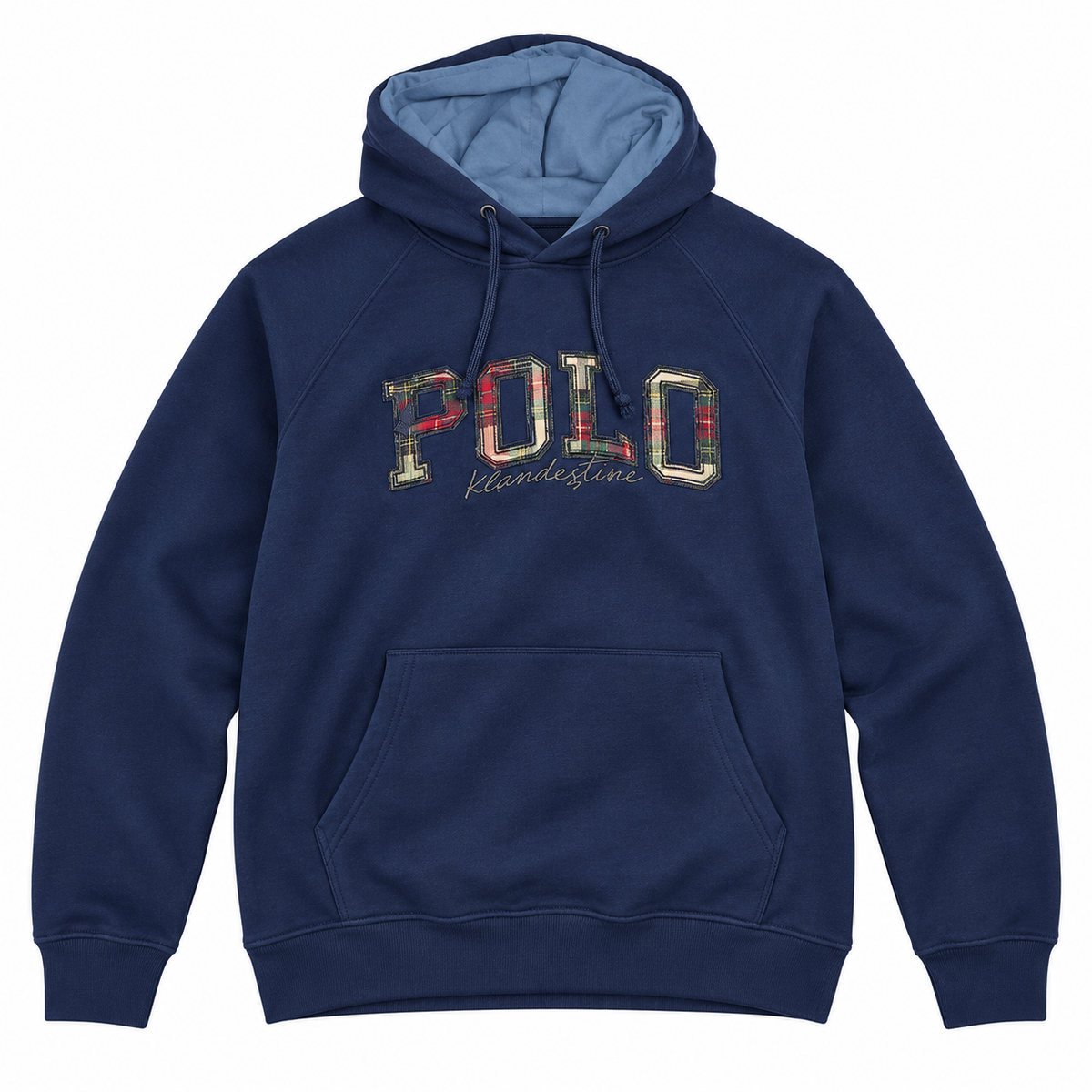 Sudadera Klandestine POLO azul marino con capucha · Tallas M y XL · principal