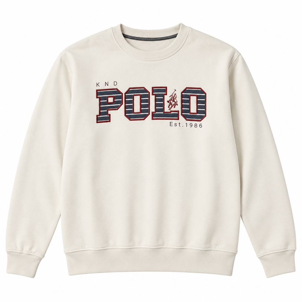 Sudadera Klandestine POLO crudo de cuello redondo · Talla L · principal