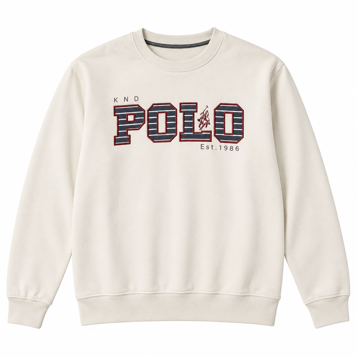 Sudadera Klandestine POLO crudo de cuello redondo · Talla L · principal