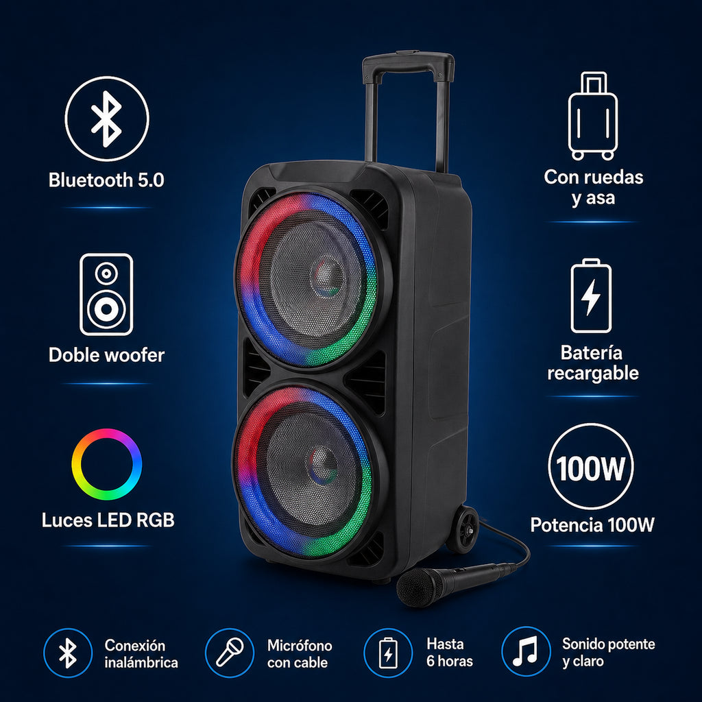 Altavoz Karaoke Kimiso KMS-323 Grande