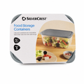 Silvercrest Pack de 3 recipientes para conservar alimentos con tapas